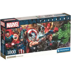 Marvel супергерои 1000 части панорамна пъзел 98x33см - Clementoni