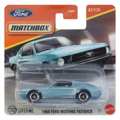 Matchbox: 1968 Ford Mustang Fastback количка 1/64 - Mattel