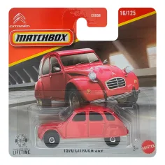 Matchbox: 1970 Citroën 2CV червен автомобил 1/64 - Mattel