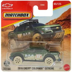 Matchbox: 2016 Chevrolet Colorado Xtreme малка кола 1/64 - Mattel