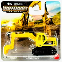 Matchbox A Film: Екскаватор малка кола 1/64 - Mattel изображение 1