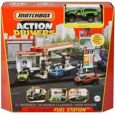 Matchbox: Action Drivers Бензиностанция игрален комплект - Mattel изображение 1