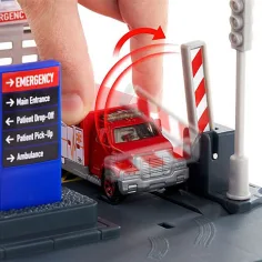 Matchbox: Action Drivers Хеликоптерна спасителна станция комплект - Mattel изображение 3