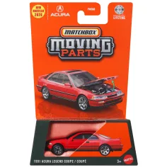 Matchbox Движещи се части: 1991 Acura Legend Coupe отваряща се количка 1/64 - Mattel
