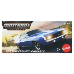 Matchbox Филм: 1969 Chevrolet Camaro в картонена кутия 1/64 – Mattel