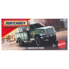 Matchbox GMC 3500 Utility Truck зелено количка 1/64 – Mattel