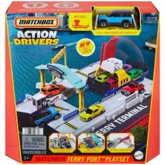 Matchbox: Игрална комплектация с ферибот и малка кола - Mattel изображение 1