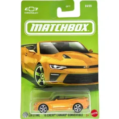 Matchbox: Иконичен 2016 Chevy Camaro Convertible малка кола 1/64 - Mattel