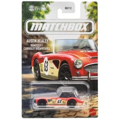 Matchbox Иконичен Austin Healey Roadster малка кола 1/64 – Mattel