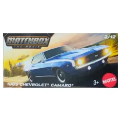 Matchbox: Картонена кутия 1969 Chevrolet Camaro количка 1/64 - Mattel