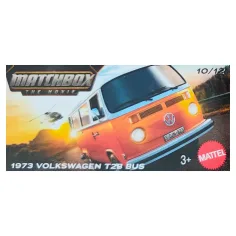 Matchbox: Картонена кутия 1973 Volkswagen T2B бусче 1/64 - Mattel