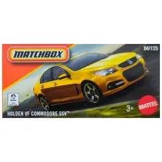 Matchbox: Картонена кутия Holden VF Commodore SSV жълта количка 1/64 - Mattel