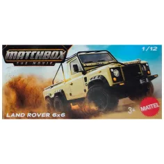 Matchbox: Картонена кутия Land Rover 6x6 количка 1/64 - Mattel