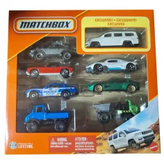 Matchbox: комплект от 8 малки автомобила с ексклузивен 2022 Jeep Wagoneer - Mattel