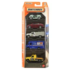 Matchbox: Метро 5-бройна комплект малки автомобили 1/64 - Mattel
