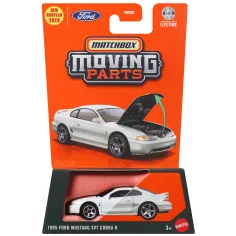 Matchbox Подвижни Части: 1995 Ford Mustang SVT Cobra R отваряща се количка 1/64 - Mattel