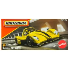 Matchbox: Radical SR3 XXR жълта кутия с количка 1/64 – Mattel