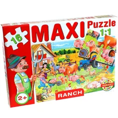 Maxi пъзел с домашни животни - D-Toys