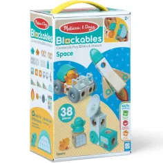 Melissa&Doug: Blockables - Дървен комплект за игра в космоса - Spin master изображение 1