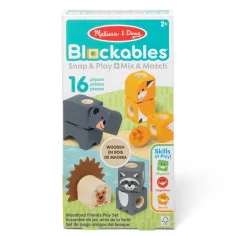 Melissa&Doug: Blockables - Горски животни дървен комплект за игра - Spin master