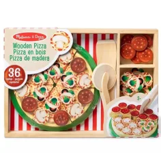 Melissa&Doug: Дървен комплект за пица парти - Spin Master