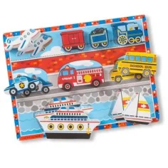 Melissa&Doug: Пъзел с превозни средства - Spin Master