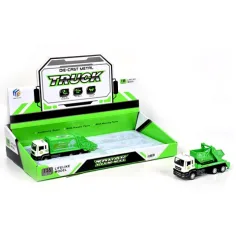 Метален камион Die-Cast за селективно събиране на отпадъци в два варианта 1/55