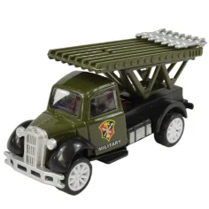 Die-Cast: Военна количка в различни варианти с маховик 1/55 изображение 3