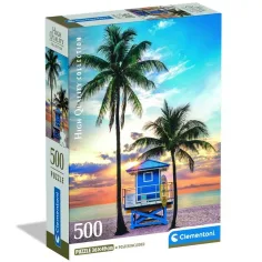Miami Beach, Флорида HQC 500 части пъзел - Clementoni