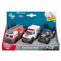 Микро спасителни превозни средства в различни варианти 1/64 - Dickie Toys