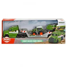 Микро транспортен камион с трактор Fendt и балировачка - Dickie Toys