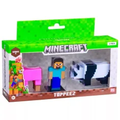 Minecraft 3D Toppeez 2. серия 3 бр. фигурки комплект