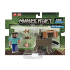 Minecraft: Фигура комплект на Стив и Магаре - Mattel