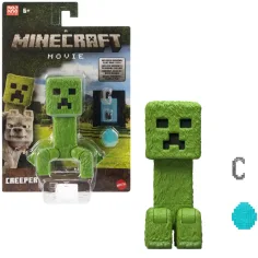 Minecraft: Филм за Minecraft - Фигура на Creeper с аксесоари - Mattel