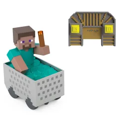 Minecraft RC дистанционно управление минен вагон с фигура на Steve – Mattel изображение 2