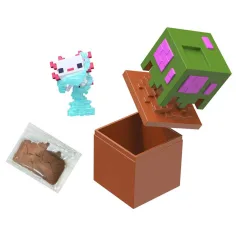 Minecraft Reveal минифигура в контейнер - Дъб - Mattel
