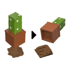 Minecraft Reveal минифигура в контейнер - Кактус - Mattel изображение 3