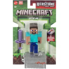 Minecraft: Steve персонаж играчка с аксесоари - Mattel