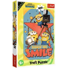 Миньони 3 Усмихни се! 100 части пъзел - Trefl