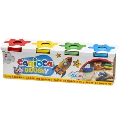 Моделираща глина Doughy комплект в кутия 4x110g - Carioca