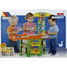 Molto: Мини Маркет 14бр. комплект за игра 58x28x77см