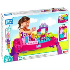 Момичешка строителна играчка маса - Mega Bloks