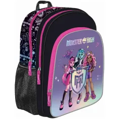 Monster High черна училищна чанта, раница 38x30x18cm