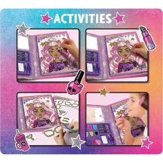 Monster High: Книга за грим и оцветяване с 44 страници - Lisciani изображение 3
