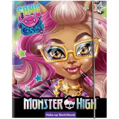 Monster High: Книга за грим и оцветяване с 44 страници - Lisciani