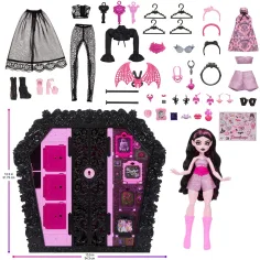 Monster High Стилна Стая с Дракулаура и Кукла - Mattel изображение 6