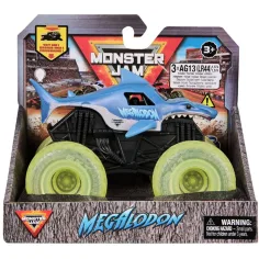 Monster Jam: Светещ Мегалодон светещ монстър камион – 1/43 - Spin Master