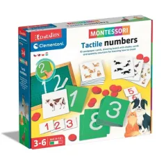 Montessori - Тактилни числа развиваща и обучаваща игра - Clementoni