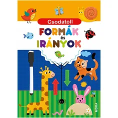 Мóra: Чудесно перо - Интерактивна книжка с упражнения за форми и посоки