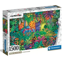Mordillo A художник 1500db-os компакт пъзел - Clementoni